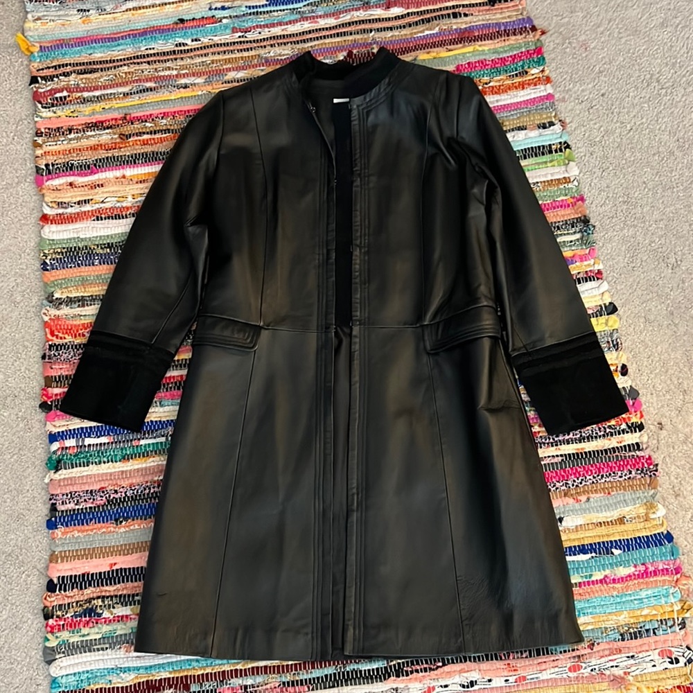 Long black jacket, mens, size 14, brand: bagatelle